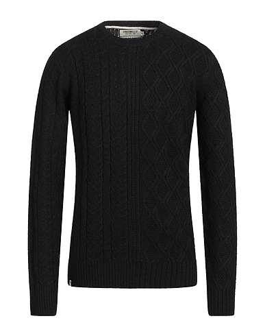 FRED MELLO Jumper Black 64% Acrylic, 28% Wool, 8% Polyamide
