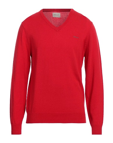 GANT Jumper Red 80% Lambswool, 10% Cotton, 10% Polyamide