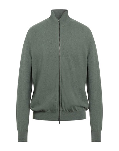 MASSIMO ALBA Cardigan Vert militaire 100% Cachemire