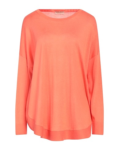 PUROTATTO Jumper Salmon pink 70% Silk, 30% Cashmere