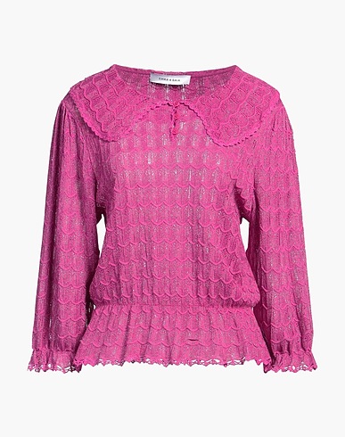 EMMA & GAIA Jumper Mauve 74% Viscose, 26% Polyester