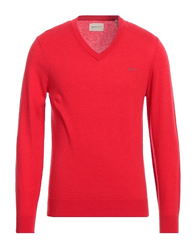 GANT Jumper Red 80% Lambswool, 10% Cotton, 10% Polyamide