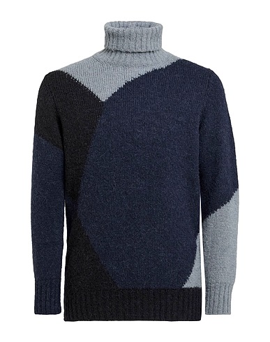 ROSSOPURO Turtleneck Midnight blue 41% Polyamide, 32% Alpaca wool, 27% Merino Wool
