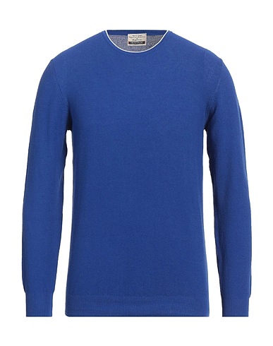 HERITAGE Pullover Blu 100% Cotone