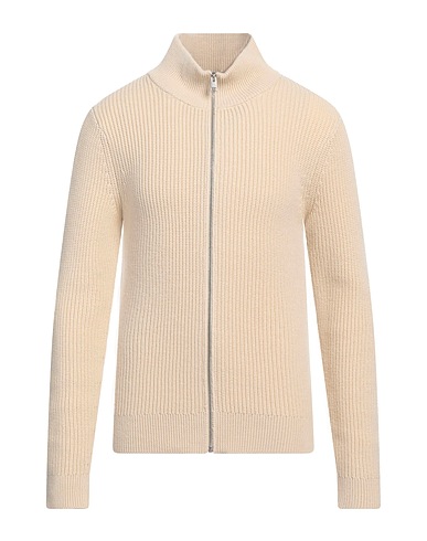 SANDRO Cardigan Beige 66% Wool, 29% Acrylic, 4% Polyamide, 1% Elastane