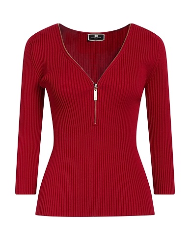 ELISABETTA FRANCHI Pullover Rosso 70% Viscosa, 30% Poliestere