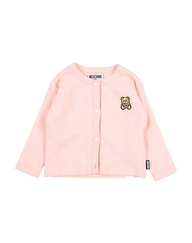 MOSCHINO BABY Cardigan Rose 99% Coton, 1% Élasthanne