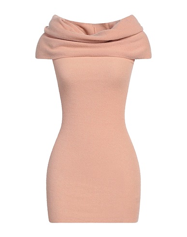 ELISABETTA FRANCHI Kurzes Kleid Hellrosa 55% Wolle, 45% Kaschmir