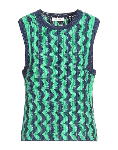 WALES BONNER Sleeveless sweater Navy 100% Cotton