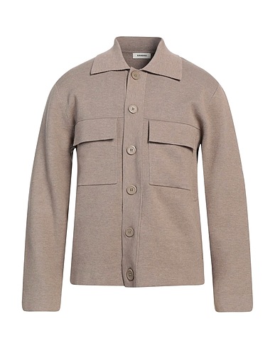 SANDRO Cardigan Sand 65% Viscose, 26% Polyester, 8% Polyamide, 1% Elastane