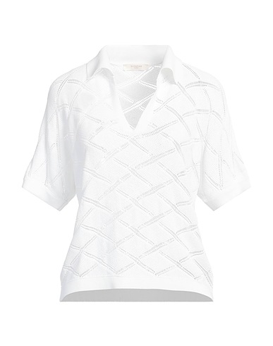 ZANONE Jumper BY SLOWEAR White 67% Viscose, 33% Cotton