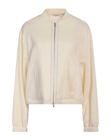 PESERICO Cardigan Ivory 54% Cotton, 42% Linen, 4% Polyamide