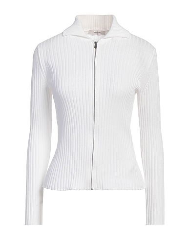 MAX MARA Cardigan White 92% Cotton, 8% Polyester