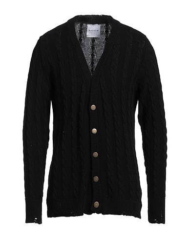 MARSĒM Cardigan Nero 50% Cotone, 50% Acrilico