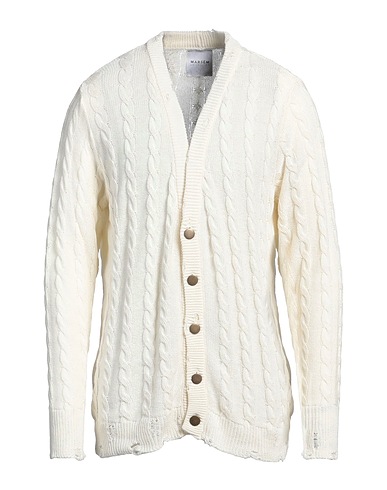 MARSĒM Cardigan Ivory 50% Cotton, 50% Acrylic