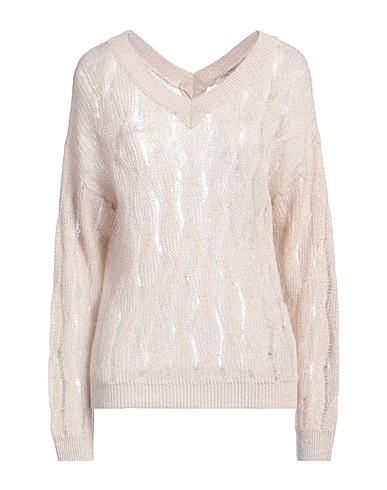 PESERICO Jumper Beige 65% Viscose, 35% Polyester, Alpaca wool, Polyamide, Virgin Wool
