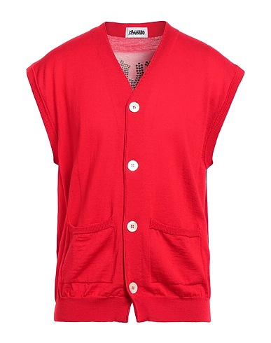 MAGLIANO Cardigan Rosso 100% Lana