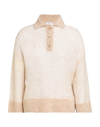 PESERICO Sweater Beige 49% Alpaca wool, 30% Polyamide, 21% Virgin Wool