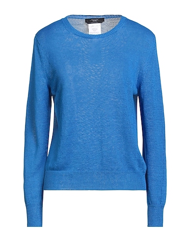 WEEKEND MAX MARA Jumper Bright blue 100% Linen