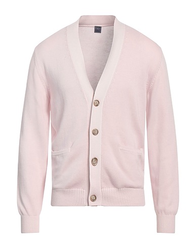 FEDELI Strickjacke Hellrosa 100% Baumwolle