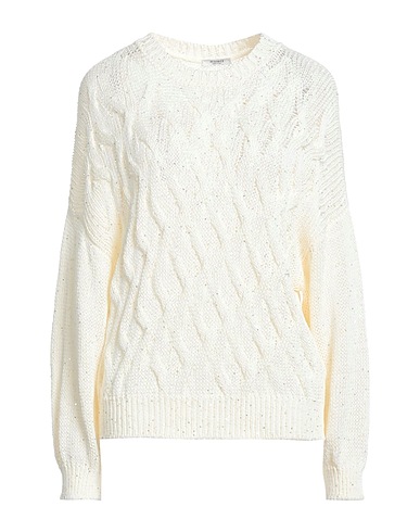 PESERICO Sweater Ivory 98% Cotton, 2% Elastane