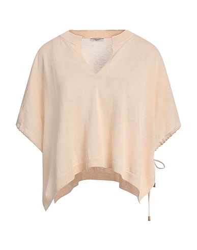 PESERICO Pullover Panna 60% Lino, 40% Cotone