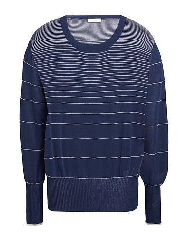 ZANONE Pullover BY SLOWEAR Blu navy 86% Viscosa, 12% Poliammide, 2% Poliestere