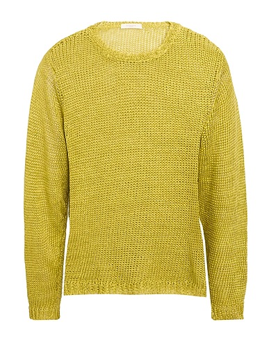 ZANONE Pullover BY SLOWEAR Verde lime 100% Lino