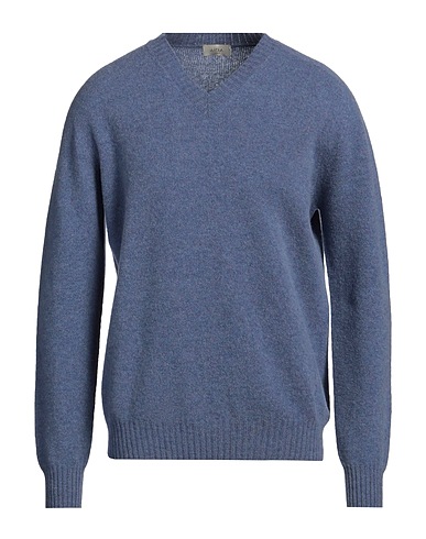 ALTEA Pullover Blu 100% Lana Vergine