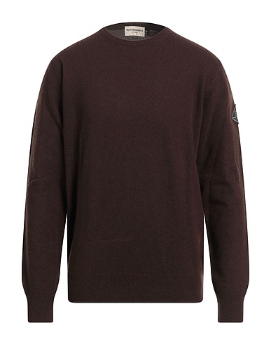 ROŸ ROGER'S Jumper Dark brown 45% Wool, 25% Polyamide, 25% Viscose, 5% Cashmere