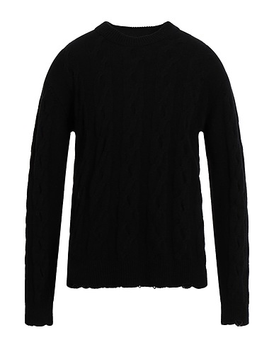 ATOMOFACTORY Pullover Schwarz 90% Wolle, 10% Kaschmir