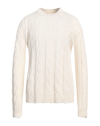 ATOMOFACTORY Sweater Ivory 90% Wool, 10% Cashmere