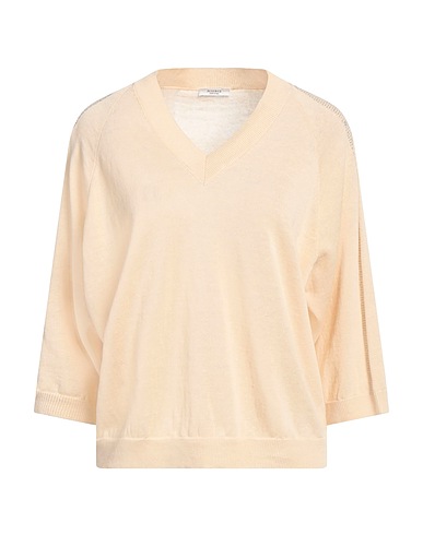 PESERICO Jumper Sand 60% Linen, 40% Cotton, Metallic fiber