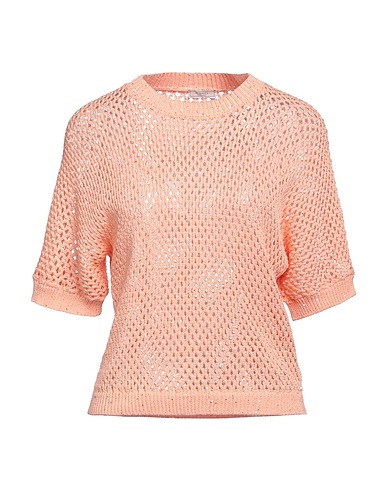 PESERICO Pullover Salmone 98% Cotone, 2% Poliestere