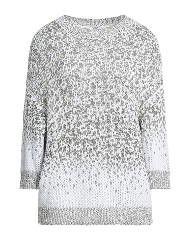 PESERICO Pullover Verde militare 71% Poliestere, 24% Cotone, 3% Fibra di metallo, 2% Poliammide