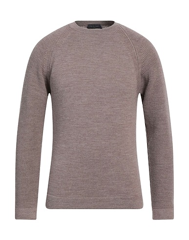 DANIELE FIESOLI Sweater Khaki 100% Merino Wool