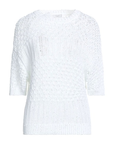 PESERICO Jumper White 98% Cotton, 2% Polyester