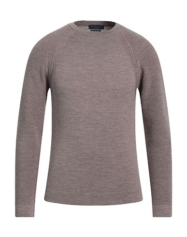 DANIELE FIESOLI Sweater Taupe 100% Merino Wool