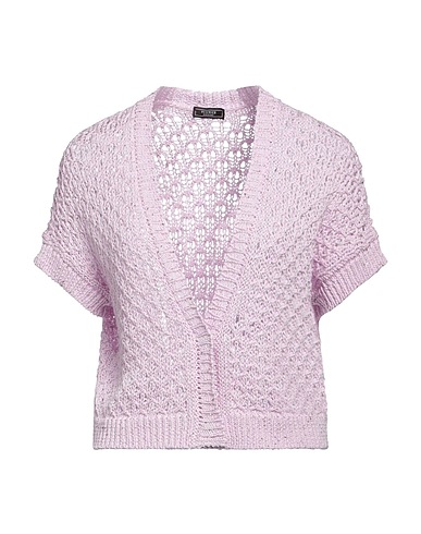 PESERICO Cardigan Lilac 98% Cotton, 2% Polyester