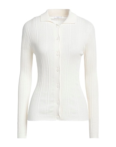 PESERICO Cardigan EASY Ivory 100% Cotton