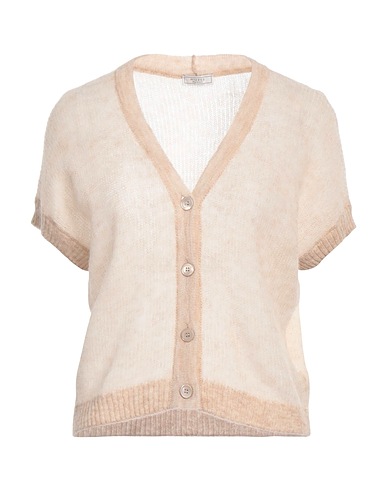 PESERICO Cardigan Beige 49% Alpaca wool, 30% Polyamide, 21% Virgin Wool