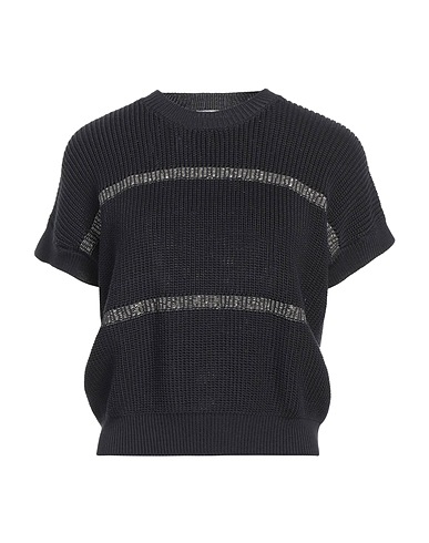 PESERICO Pullover Antracite 100% Cotone, Fibra di metallo