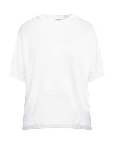 PESERICO Sweater White 60% Linen, 40% Cotton