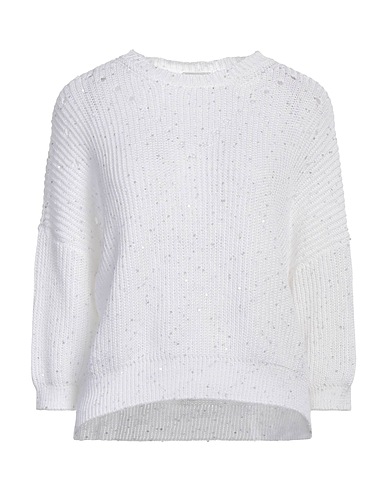 PESERICO Jumper White 96% Cotton, 4% Elastane