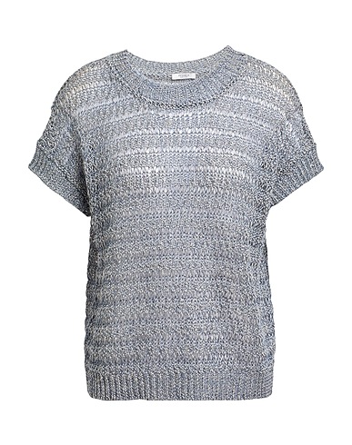PESERICO Jumper Light blue 77% Linen, 23% Polyester