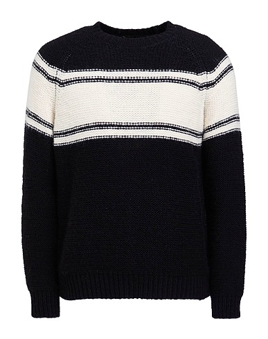 ROBERTO COLLINA Sweater Black 68% Baby alpaca wool, 22% Nylon, 10% Wool