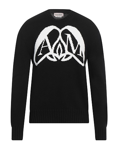 MCQUEEN Sweater Black 100% Cotton