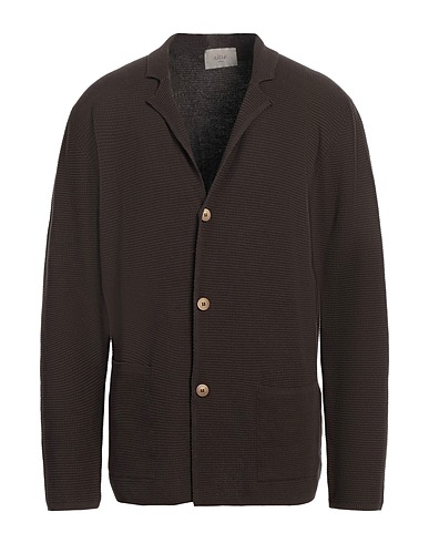 ALTEA Cardigan Testa di moro 55% Lino, 45% Cotone