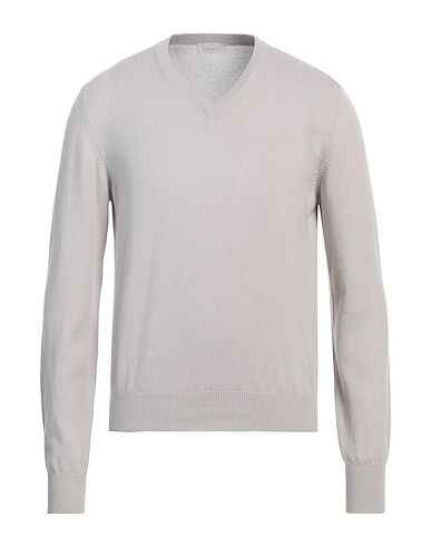 BRUNO MANETTI Cashmere blend Light grey 100% Cashmere