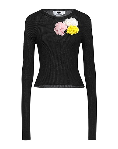 MSGM Jumper Black 100% Cotton